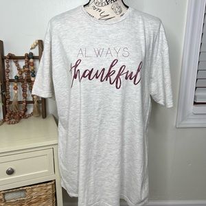 Next Level Apparel Always Thankful Top
